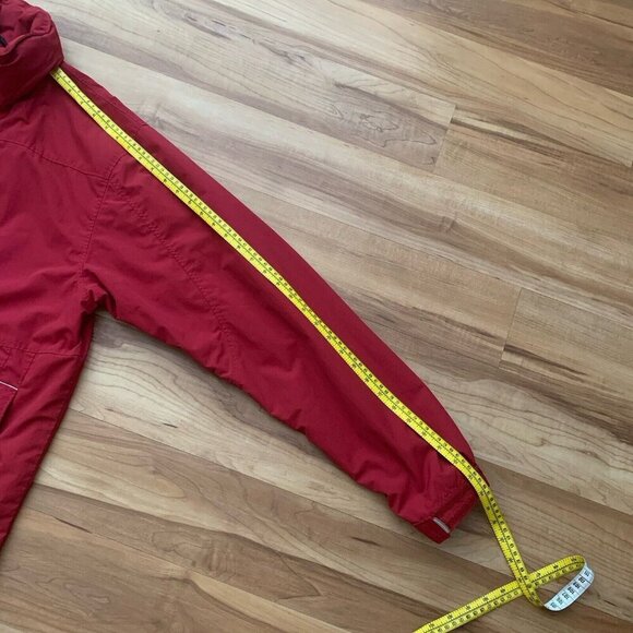 L.L. Bean Jacket Windbreaker Packable Hood Lightweight XL Tall Red - Picture 6 of 16